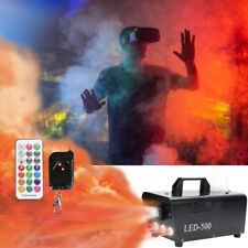 Nebelmaschine Rauch Fernbedienung 13 farben Bühne DJ RGB LED 500W Bühneneffekt