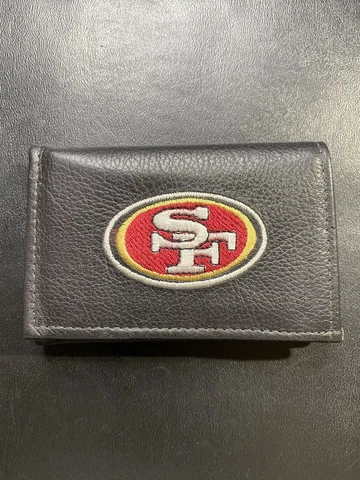NFL Rico Industries Embroidered Leather Trifold Wallet, San Francisco 49ers Cover