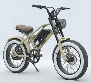 20" Electric Bicycle 500W fat tire Motorcycle Mountain MTB Bike City E-Bike Sand - Picture 1 of 20