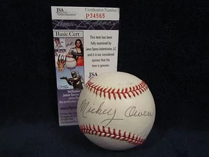 Mickey Owen (D 2005) Autographed ONL (White) Baseball – JSA Cert - Picture 1 of 9
