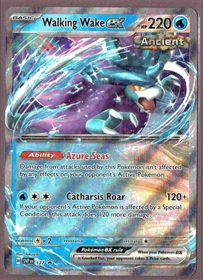 Walking Wake ex 127 Sv: Scarlet & Violet Promo Cards Holo - Image 1 of 2