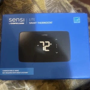 Emerson Sensi Lite Smart WiFi Programmable Thermostat - Black - Picture 1 of 6