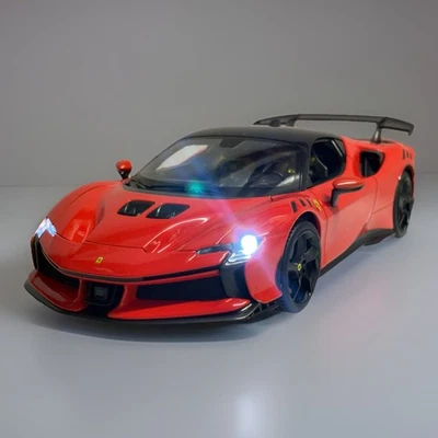 1/18 Diecast Ferrari SF90 Stradale "LUCES DE TRABAJO" Maisto Diecast Edición Especial. Foto 1 de 4