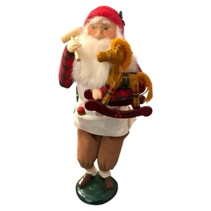 Byers Choice 1992 Working Santa with Rocking Horse - Picture 1 of 7