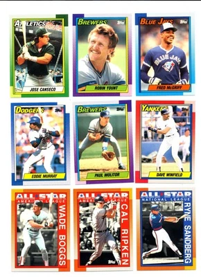 1990 Topps Tiffany Singles 201-400 - RC's & Vets - You Pick - Complete Your Set - Image 1 of 3