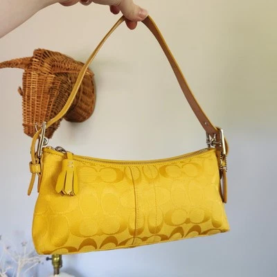 Coach Y2k Yellow Soft Demi Shoulder Bag - Image 1 of 4