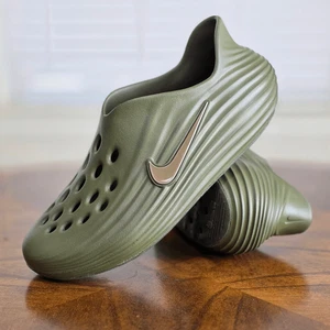 Nike ReactX Rejuven8 Olivgrün Clog Slipper Turnschuhe Herren 10 Neu HV5060-201 - Bild 1 von 10