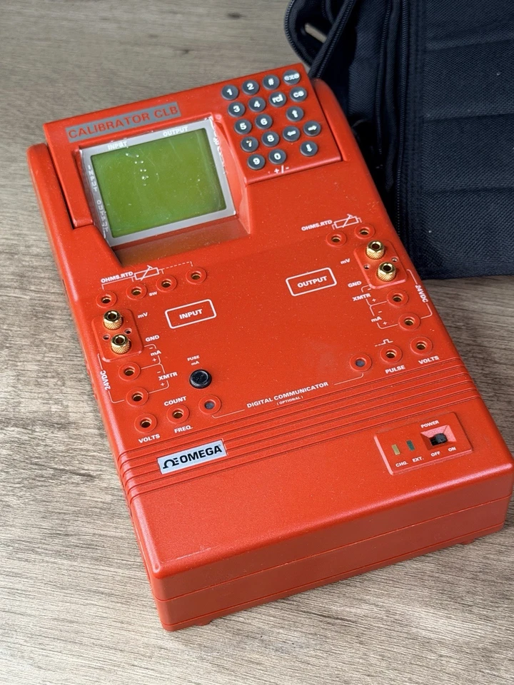 Omega CLB / GE Druck DPI610 Process Calibrator mA mV RTD Thermocouple - Image 1 of 4