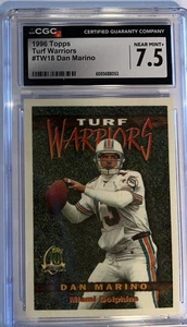Dan Marino 1996 Topps Turf Warriors #TW18 Miami Dolphins. CGC 7.5 Near Mint+. Q - Picture 1 of 2