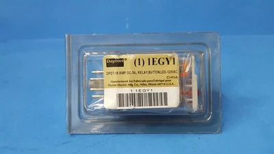 UN PC - Relé, 1EGY1-120VAC, DAYTON, DPDT, 277VAC/16A, 28VDC Foto 1 de 3