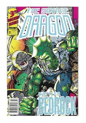 SAVAGE DRAGON #3 --- 1ST PUBLISHED ART FOR JSC! HI-GRADE! Image! 1992! NM - Image 1 of 4