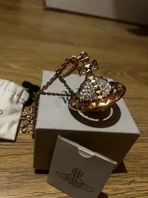 Vivienne Westwood Large Gun Metal Orb Necklace Medieval Style Pendant - Image 1 of 4