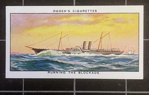 1939 Ogden’s Cigarettes - Sea Adventure • #33 • RUNING THE BLOCKADE - Bild 1 von 2
