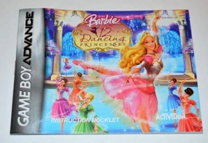 NUR HANDBUCH Barbie in den 12 tanzenden Prinzessinnen Nintendo Gameboy Advance Booklet - Bild 1 von 1