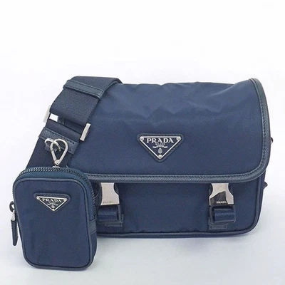 【Prada】 Triangle Logo Re-Nylon Men's 【Body Bag】 - Image 1 of 4
