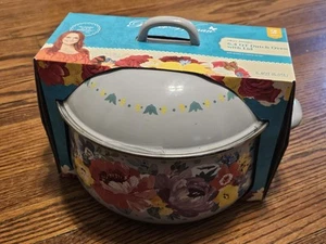 Pioneer Woman Sweet Romance 6.4qt Dutch Oven With Lid NEW - Picture 1 of 4