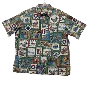 VINTAGE Reyn Spooner Hemd Herren XL Mele Kalikimaka Limited Issue Weihnachten K2 - Bild 1 von 7