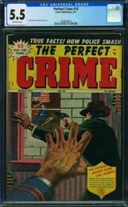 Perfect Crime 10 CGC 5.5 ONLY MILE HIGH SOLD FINER Court Assassin 1951 Cross Pub - Picture 1 of 7