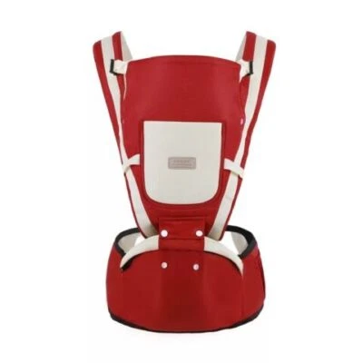 Mochila portabebés ergonómica canguro con asiento de cadera delantero y trasero 4 en 1 Foto 1 de 4