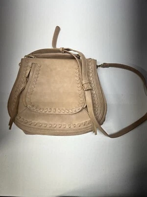 Bolso Bandolera Urban Expressions Pequeño Khloé Trenzado Cuero Vegano Boho Rosa Foto 1 de 4