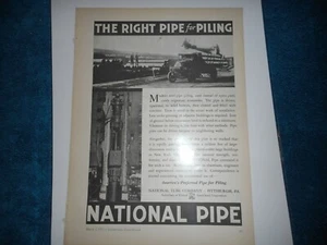 1932 National Pipe Original Advertisement: Cool Stake Bed Mack Truck "No Riders" - Picture 1 of 1