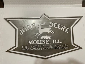 John Deere Farm Equipment 1930 Metal Sign Vintage Style Tractor Wall Decor Gift - Picture 1 of 5