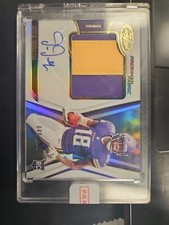 2020 Panini Certified Justin Jefferson Freshman Fabric RC Card  auto /249