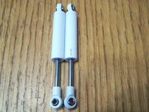 2 RC4WD Marlin Trail Finder 2 Front or Rear 80mm Aluminum Shocks White SCRATCHES - Picture 1 of 2