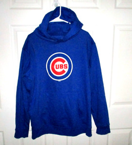 Chicago Cubs Pullover Hoodie Sweatshirt Blue MLB Genuine Merchandise Men's XL