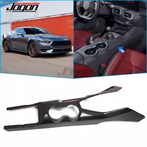Carbon Console Handbrake Gear Shifter Panel Trim For Ford Mustang S650 GT 2024+ - Picture 1 of 11