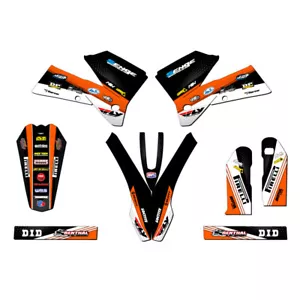 2007 EXC-F RICOCHET Orange Senge Graphics Kit Compatible with KTM - Foto 1 di 10