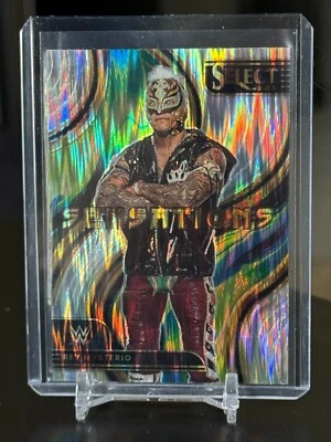 2023 Panini Select WWE Rey Mysterio #30 Sensations Silver Prizm - Image 1 of 2