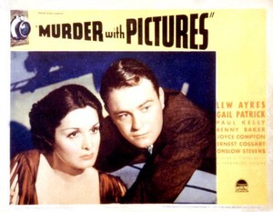 Murder With Pictures lobby card Gail Patrick Lew Ayres 1936 Movie OLD PHOTO
