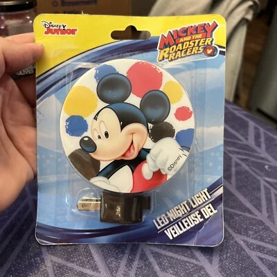 Disney Mickey And The Roadster Racers Rotary LED Night Light New - Image 1 of 2