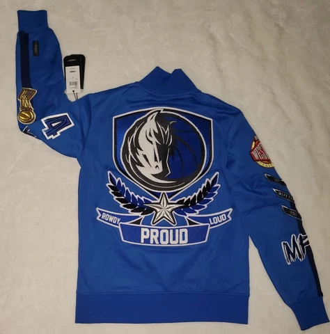 Dallas Mavericks NBA Pro-Standard Track Jacket Sz S-Embroidered-Jacket is 🍌🍌 Cover