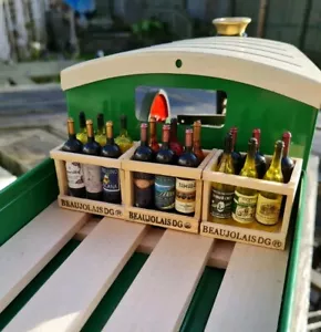 3x Kisten/Kisten Wein. Mamod SW1/OW Dampfwagen oder Anhänger, Maßstab Zubehör - Bild 1 von 5
