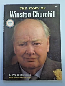 Vtg. THE STORY OF WINSTON CHURCHILL by Earl Miers A Spotlight Wonder Book 1965 - Bild 1 von 6