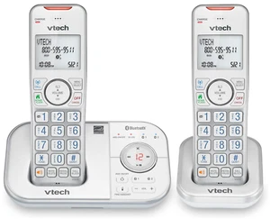 VTech VS112-27 2-słuchawka Telefon bezprzewodowy z odbieraniem i blokowaniem połączeń - Zdjęcie 1 z 9