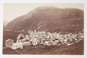 photo albumine suisse 10x15cm montagne Andermatt Bon état 1880 - Picture 1 of 2