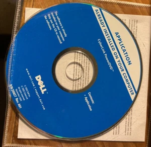 DELL Reinstall disc for cyberlink powerDVD software 2003 - Picture 1 of 2