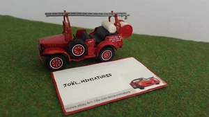 camion DODGE 4x4 POMPIERS CS17 CENTRE DE SECOURS DE ST LOUP 1/55? NO 1/43 SOLIDO - Foto 1 di 6