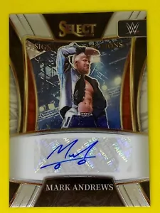 Mark Andrews WWE Panini Select 2022 Wrestling Card Auto Signature Selections NXT - Picture 1 of 1