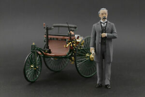 Karl Benz Figura per 1:18 CMC Mercedes Patent Motorwagen VERY RARE  !! NO CAR !!