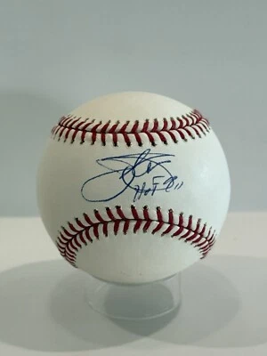 Jim Palmer Autograph Signed Major League Ball Insc HOF Orioles JSA W Cube - Image 1 of 4