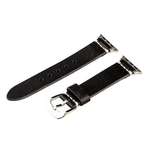 Clockwork Synergy® Dapper Worn Black SS Watch Bands for 42mm Apple Watch - Picture 1 of 1