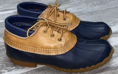 LL BEAN Hecho en EE. UU. Maine Caza Cuero Goma Pato Zapatos Talla 8 Foto 1 de 4