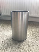 Single Wine Bottle Cooler Brushed Stainless Steel Ice Bucket