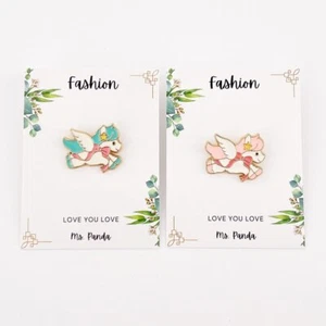 Pink & Green Unicorn Enamel Pins – Magical 2-Pack Gift Set - Picture 1 of 10
