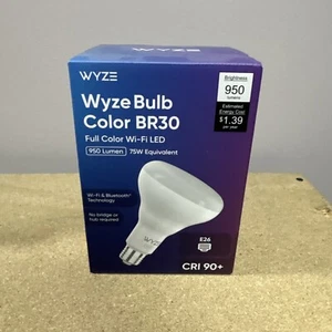 Wyze Lifestyle Bulb Color BR30 Wi-Fi Smart Bulb 16 Million Colors & Tunable W... - Picture 1 of 13