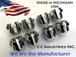 AN20, 20 AN MALE BILLET 6061T6 ALUMINUM WELD ON / WELD IN FITTING BUNG - QTY 8 - Bild 1 von 3